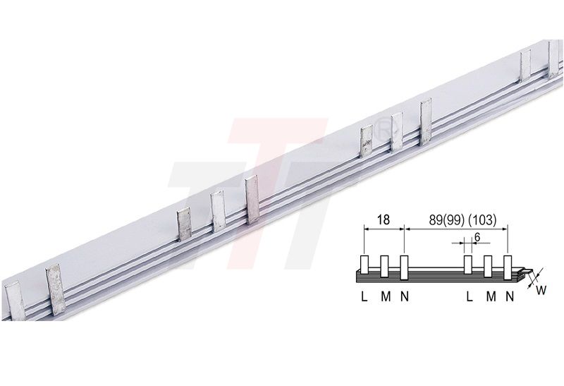 3P Busbar Connector with Leakage GK403