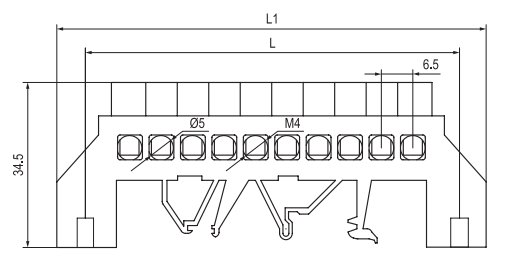 Brass Terminal With Fixing Part GK001D-0609