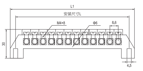 Brass Terminal With Fixing Part GK001-0812