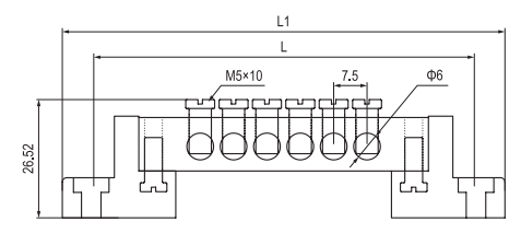 Brass Terminal with Fixing Part GK019*0812