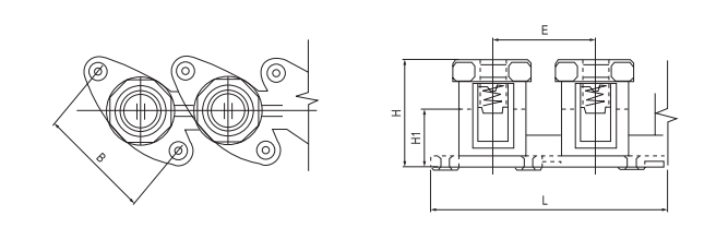 Brass Terminal with Fixing Part GK108