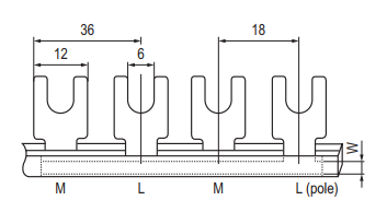 Fork Type Busbar GK302 Series