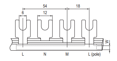 Fork Type Busbar GK303 Series