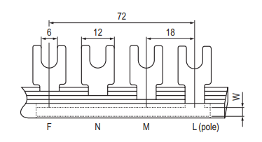 Fork Type Busbar GK304 Series