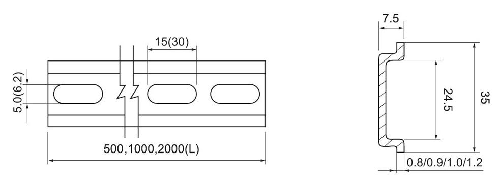 Steel Din Rail HGK-01